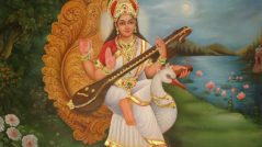 Goddess-Saraswati-Mount-On-Swan