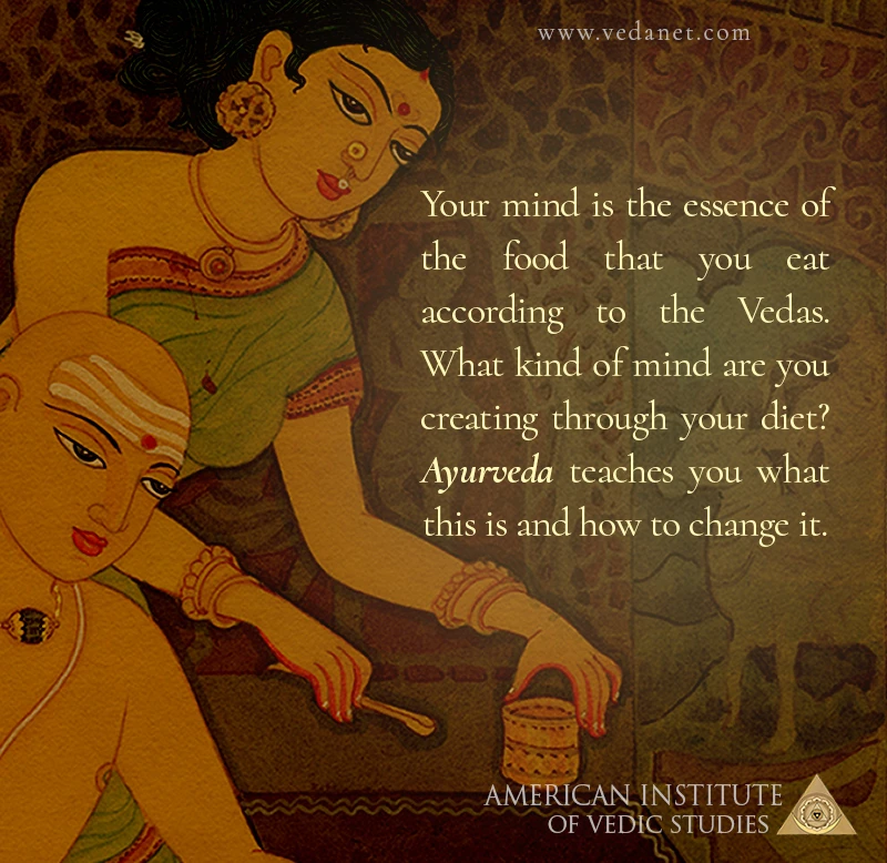 Online Ayurveda Course Quote with traditional art